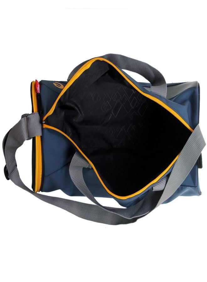 Sfane Gym Bags for Men with Separate Shoe Compartment Sports Gym Bags for Women Unisex Duffle Bags for Gym for Carry & Travel Adjustable Duffel Bags Sports Bag - Blue & Yellow. - Image 5