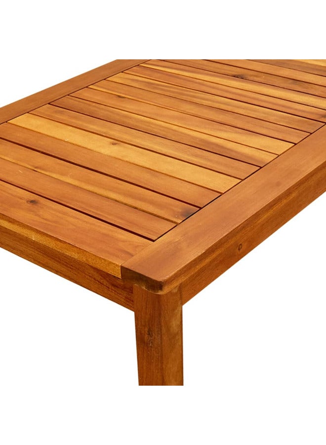 vidaxl Garden Coffee Table 90x50x36 cm Solid Acacia Wood 316400 - Image 5