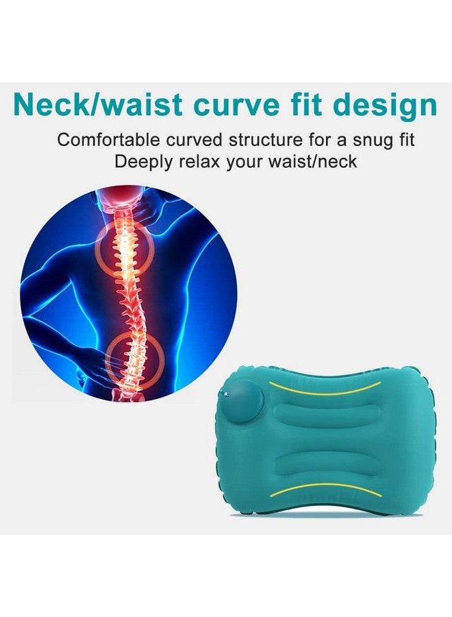 bosig¬Æ Inflatable Camping Cushion, Ultralight Inflatable Pillow for Beach, Inflatable Neck Cushion, Compressible Compact Ergonomic Travel Pillow, Beach Cushion, Cushion for Outdoor, Camping, Hiking - Image 3