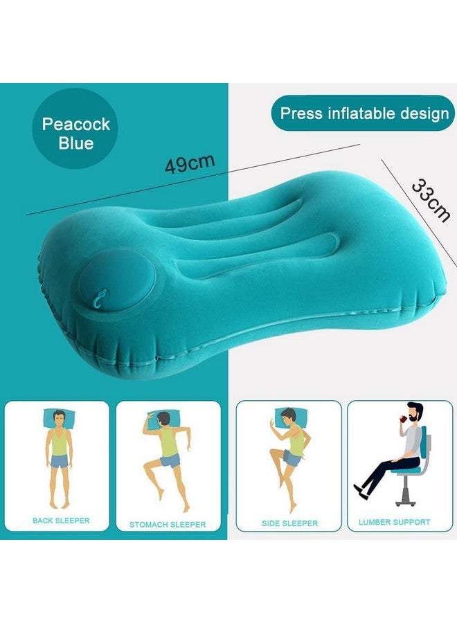bosig¬Æ Inflatable Camping Cushion, Ultralight Inflatable Pillow for Beach, Inflatable Neck Cushion, Compressible Compact Ergonomic Travel Pillow, Beach Cushion, Cushion for Outdoor, Camping, Hiking - Image 5