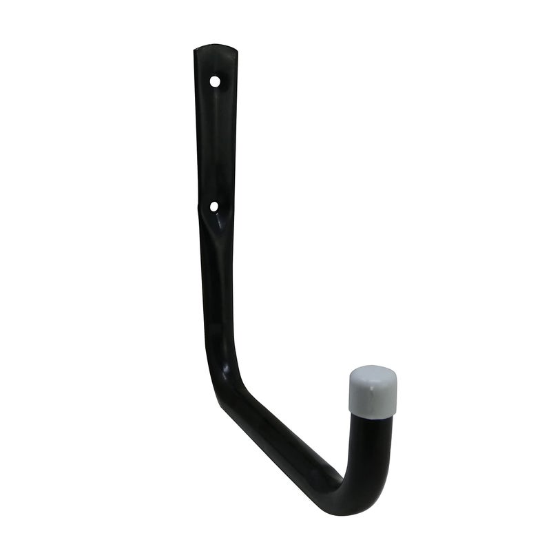 Shepherd Hardware 8090E Heavy Duty Steel Garage Storage/Large Utility Hooks 4 Pack Black - Image 4