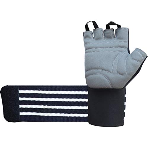 Kobo WTG-50 Weight Lifting Gym Gloves Hand Protector for Fitness Training (Multi Colour) with Wrist Support - Image 2