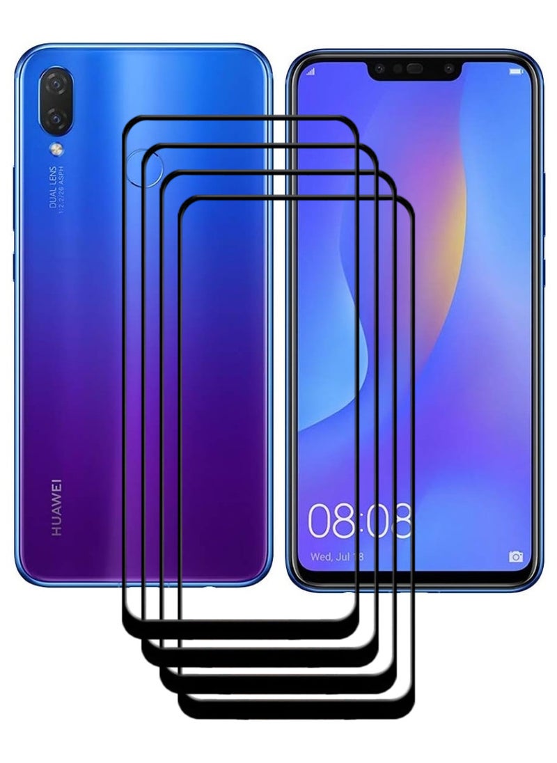 ACLIX 4 Pieces Antistatic ESD Dustproof Premium Quality High Definition Tempered Glass Screen Protector Designed For Huawei nova 3i - Image 1