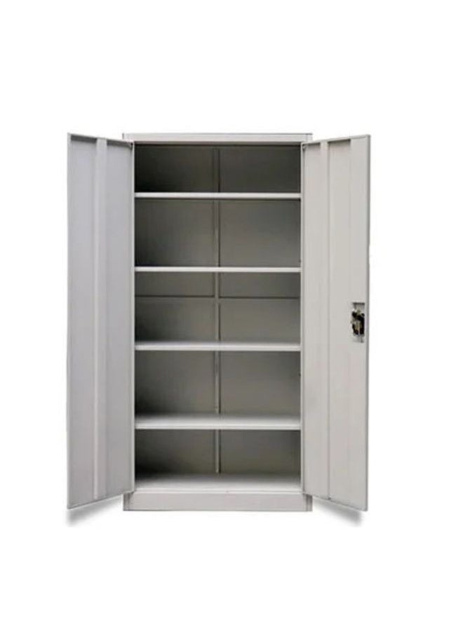 KARNAK - Karnak Steel Metal Filing Cabinet With Key Lock & Shelves Storage Compartment For office - Image 1