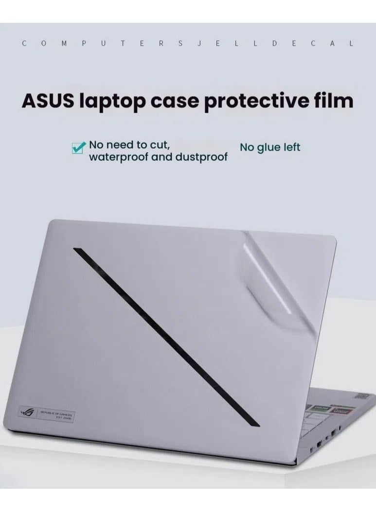 General Laptop Sticker Sleeve Compatible 14-inch Asus ROG Zephyrus G14 2024 GA403U, Anti-scratch Sticker 3-Sided Laptop Film and HD Film  - Image 2