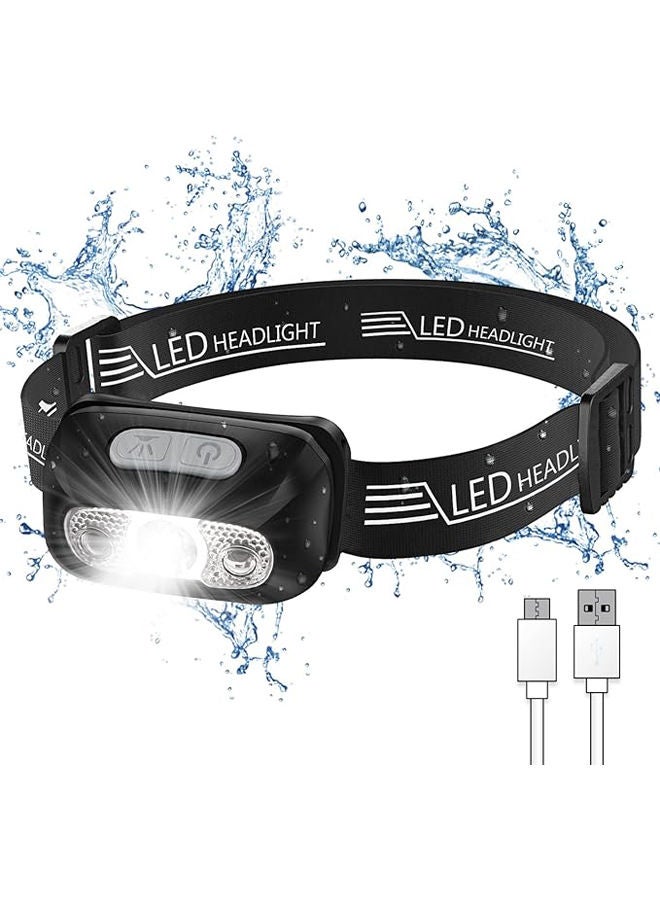 Generic Alintor Headlamp LED Rechargeable Mini Head Torch Children Adults Waterproof Super Lightweight Headlamp Gifts Headlamp Jogging for Fishing Camping Headlamp Torch  - Image 1
