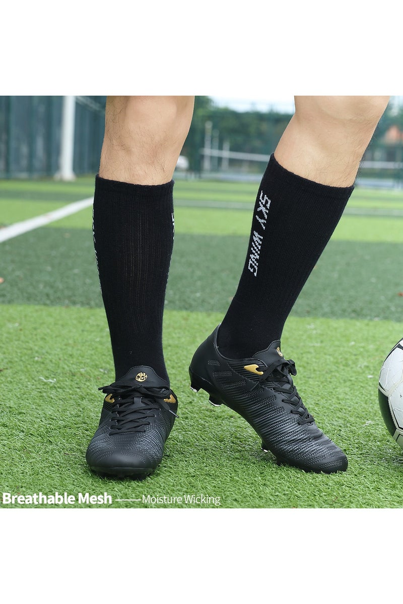 SKY WING Men's Grip Soccer Socks Anti Slip Athletic Socks Non Slip Football Socks with Grip Pads - Image 5