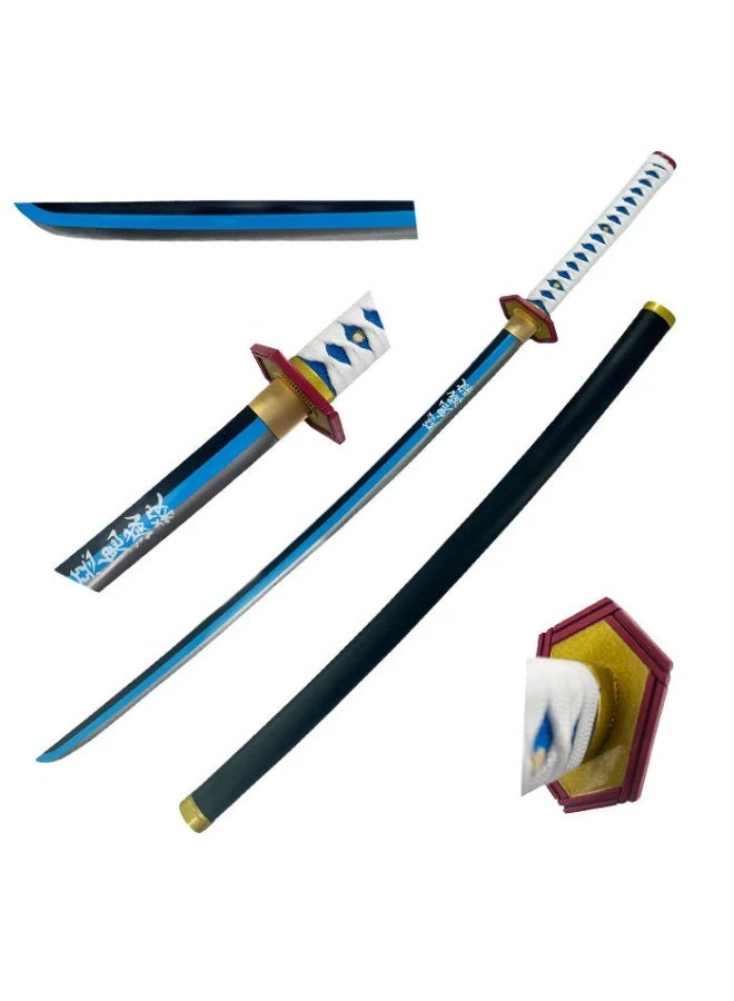 O8.design Anime | Giyu Tomioka's Sword Replica (1:1 Scale) | High-Quality Carbon Steel, Non-Sharpened Prop for Cosplay & Collectors - Image 2