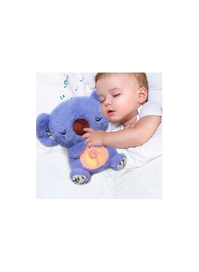 general Soothing Koala Bear, Anxieties Relief Bear Breathing Stuffed Animal, The Relief Breathing Toy With Music Lights & Rhythmic Breathing Motion, Portable Plush Toy For Kids - Image 2