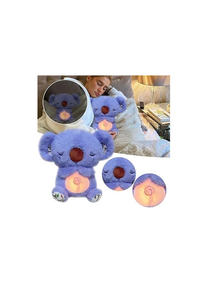 general Soothing Koala Bear, Anxieties Relief Bear Breathing Stuffed Animal, The Relief Breathing Toy With Music Lights & Rhythmic Breathing Motion, Portable Plush Toy For Kids - Image 3