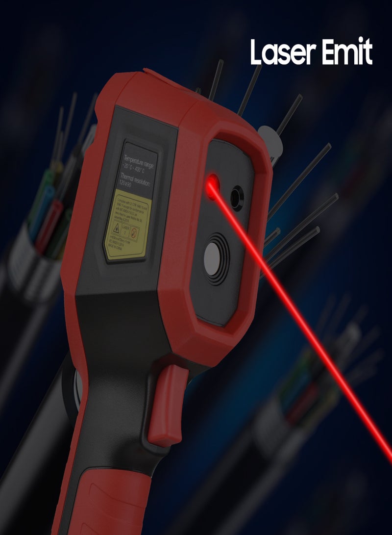 UNI-T UTi120S Professional Infrared Thermal Imager 2.4-inch LCD Digital Infrared Imaging Devices-20~400℃ Temperature Range 120 x 90 Thermal Resolution with 6 Palettes LED Light 16GB Storage Card - Image 5