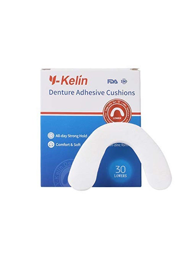 Y-Kelin وسادة لاصقة طقم الأسنان Y-Kelin (علوي) 30 وسادة + (سفلي) 30 وسادة - Image 3