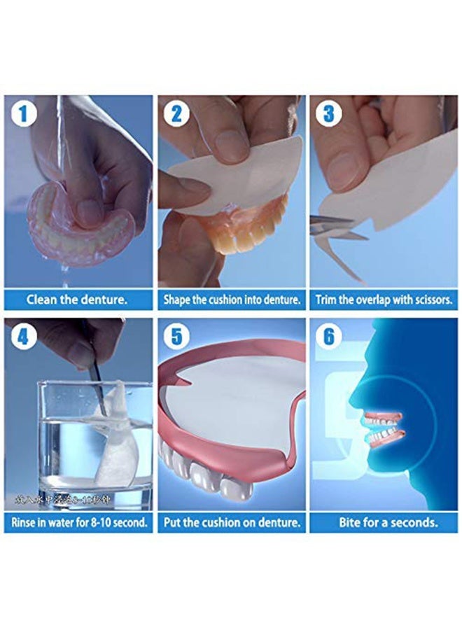 Y-Kelin وسادة لاصقة طقم الأسنان Y-Kelin (علوي) 30 وسادة + (سفلي) 30 وسادة - Image 5
