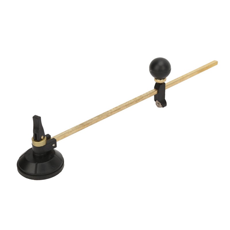 Adjustable Glass Circle Cutter 20-80cm Diameter Durable Suction Cup Center - Compasses Style with Clear-Cut Scales for Glass Drawing Lampblack Machine Air Conditioning Chimney Opening - Image 2