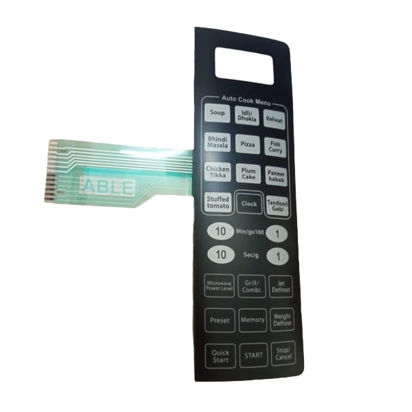 J K b K J K b K MembraneTouchpad Compatible with IFB 20PG2S Microwave Ovens  - Image 1