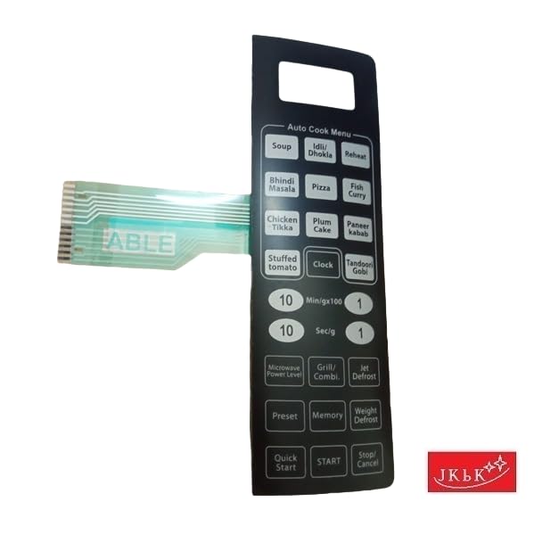J K b K J K b K MembraneTouchpad Compatible with IFB 20PG2S Microwave Ovens  - Image 4
