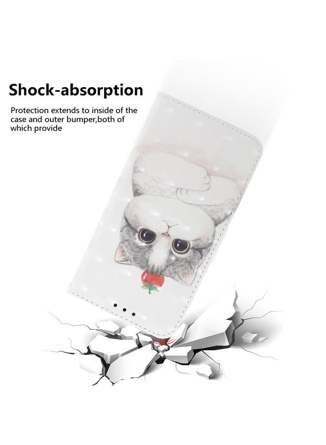 اس-توب جراب لهاتف Infinix Hot 12i، جراب جلدي ثلاثي الأبعاد ملون قابل للطي أفقيًا - Image 5