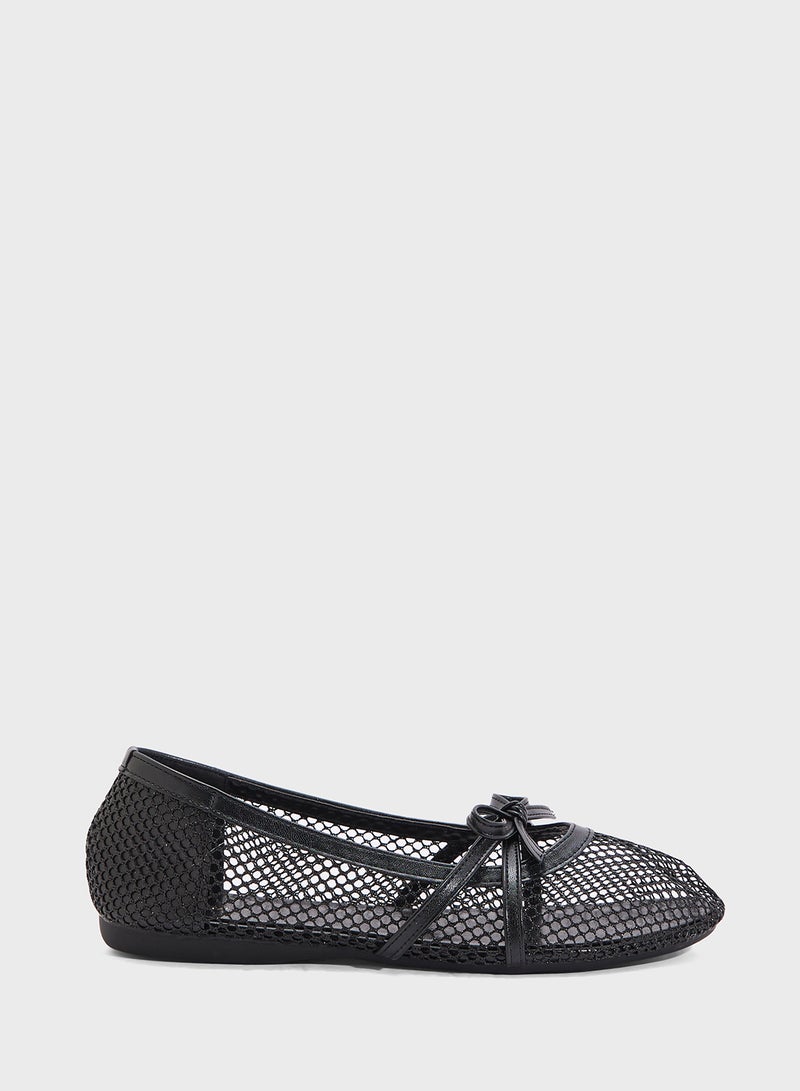 Ginger Mesh Ballerina Flat  - Image 1