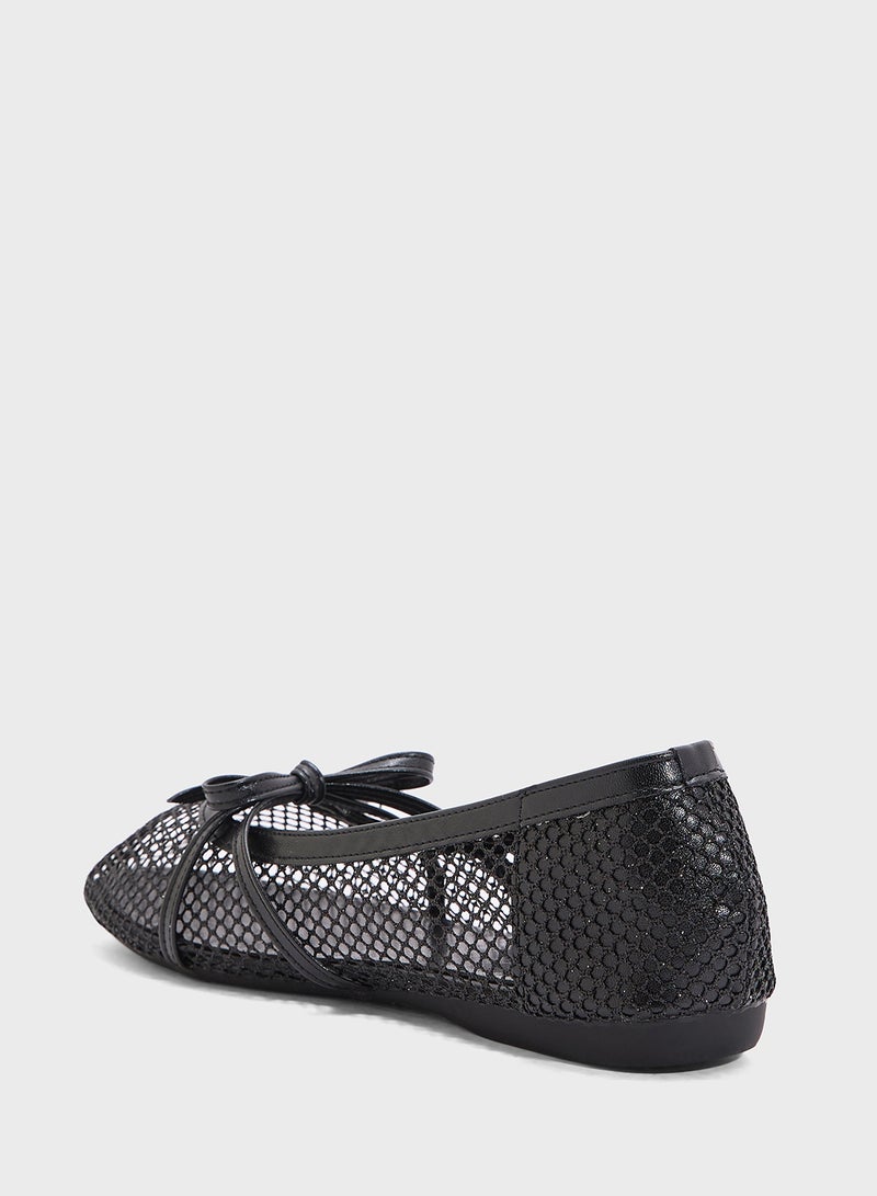 Ginger Mesh Ballerina Flat  - Image 3