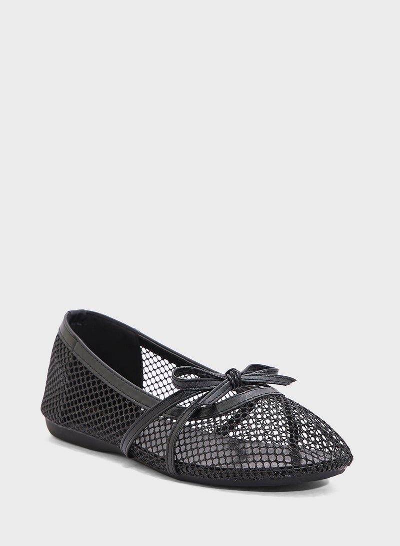 Ginger Mesh Ballerina Flat  - Image 2