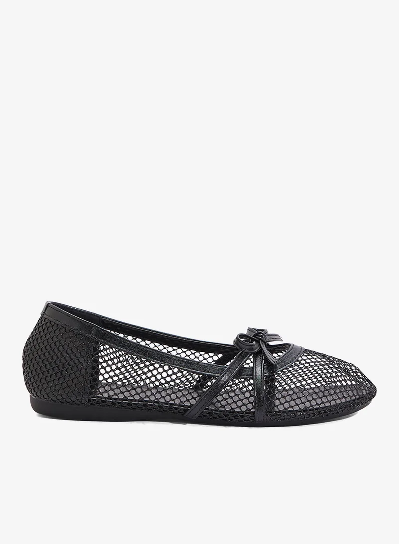 Ginger Mesh Ballerina Flat