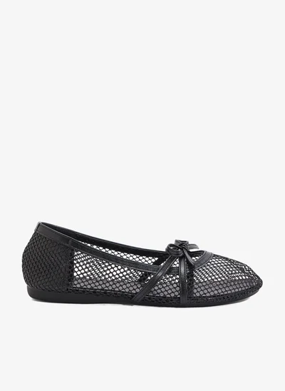 Ginger Mesh Ballerina Flat