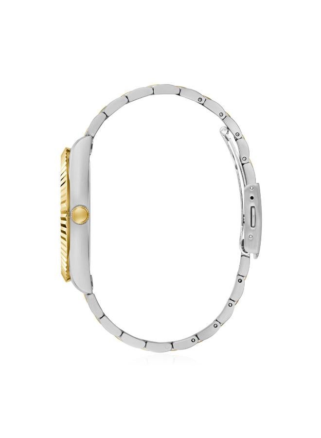 GUESS CONNOISSEUR Recycled Steel 42 mm Analog Watch - Image 3