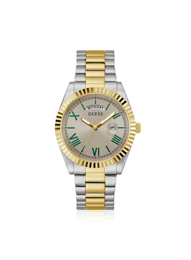 GUESS CONNOISSEUR Recycled Steel 42 mm Analog Watch