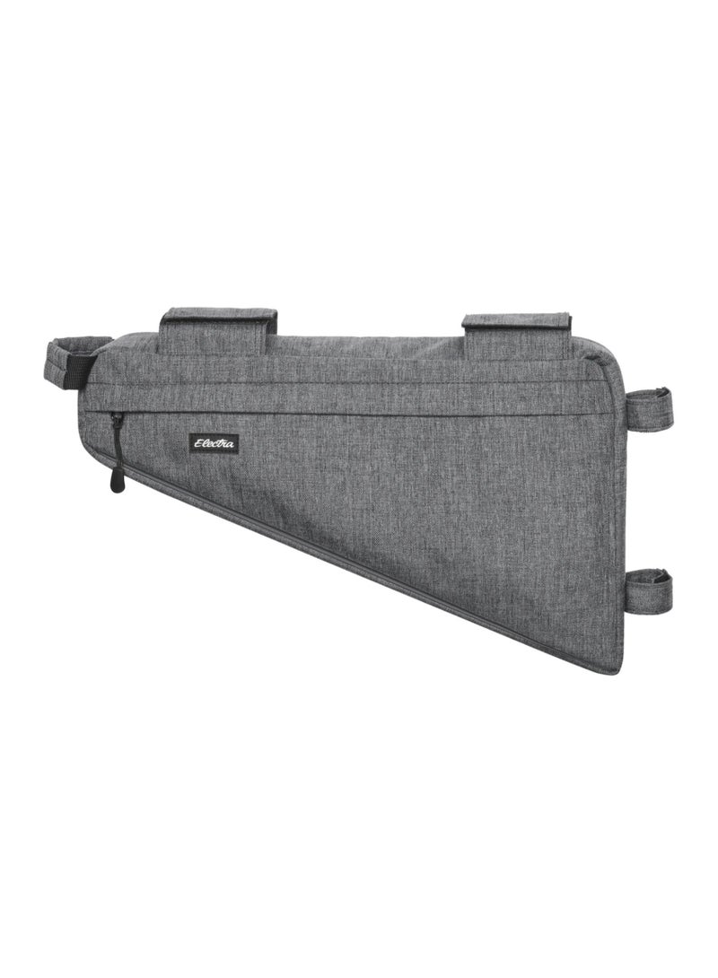 Electra Bicycle Company Triangle 2.7L Water-Resistant Bicycle Frame Bag with Shoulder Strap, Grey - Image 1