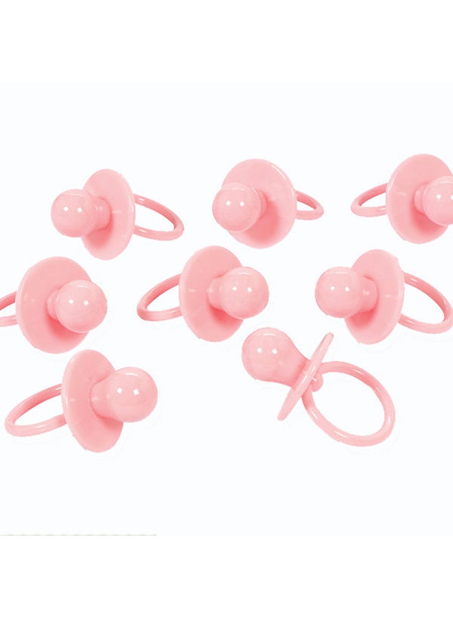 Amscan Baby Shower Large Pink Pacifier Favor 8pcs