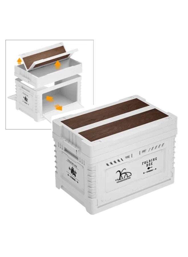 Manful Outdoor Large Capacity Folding Storage Box 35L for Camping and Kitchen, Camping Storage Box, Storage Box for Home - Image 1