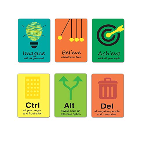 Vprint Quality Combo Pack of 6 Motivation Magnets Size (1.5X2) - Image 1