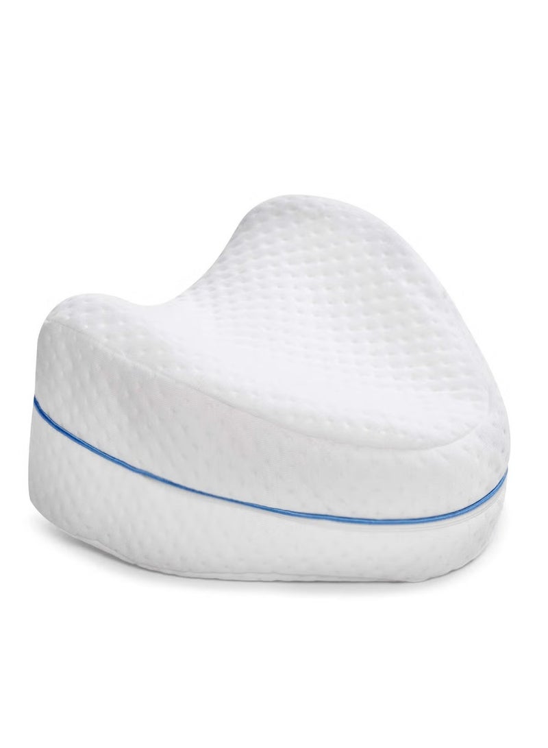 Knee & Leg Pillows Foam Support Pillow for Sleeping for Back Pain,Leg Pillow for Sleeping On Side, Memory Foam Cushion Knee Support Pillows,Pregnancy Pillow Removable and Washable Cover  - Image 2