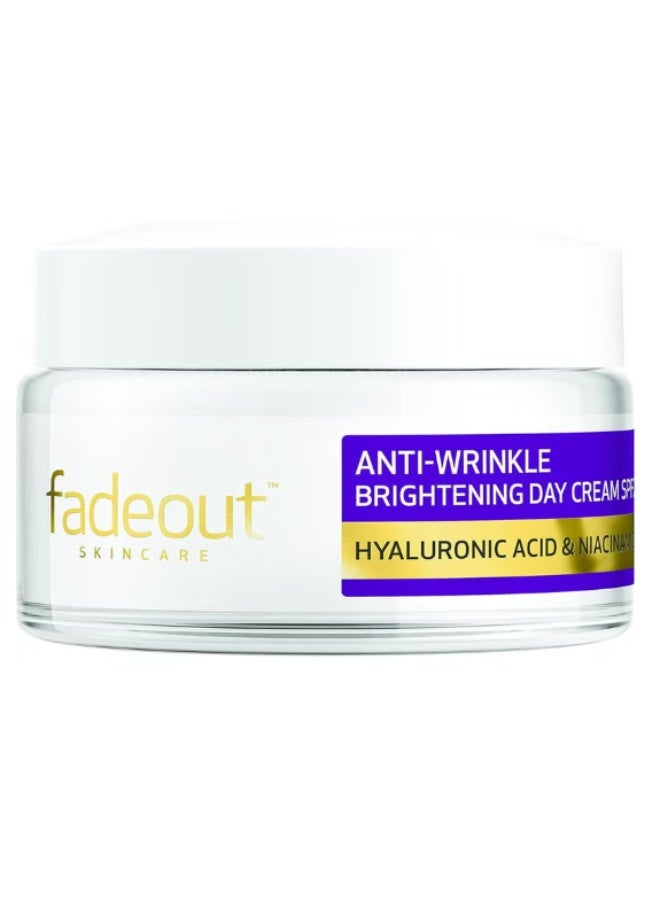 FADE OUT Anti Wrinkle Brightening Day Cream With Spf25 With Hyaluronic Acid & Niacinamide 50ml - Image 2
