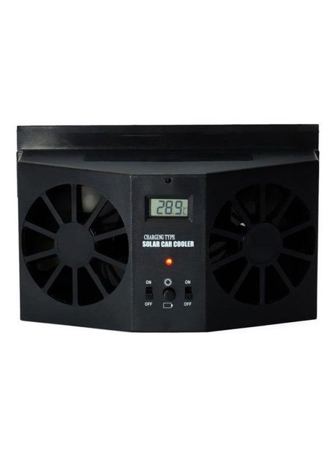 Solar Powered  Cooler Window Fan Auto Ventilator Air Vent Vehicle Radiator Vent - Image 1