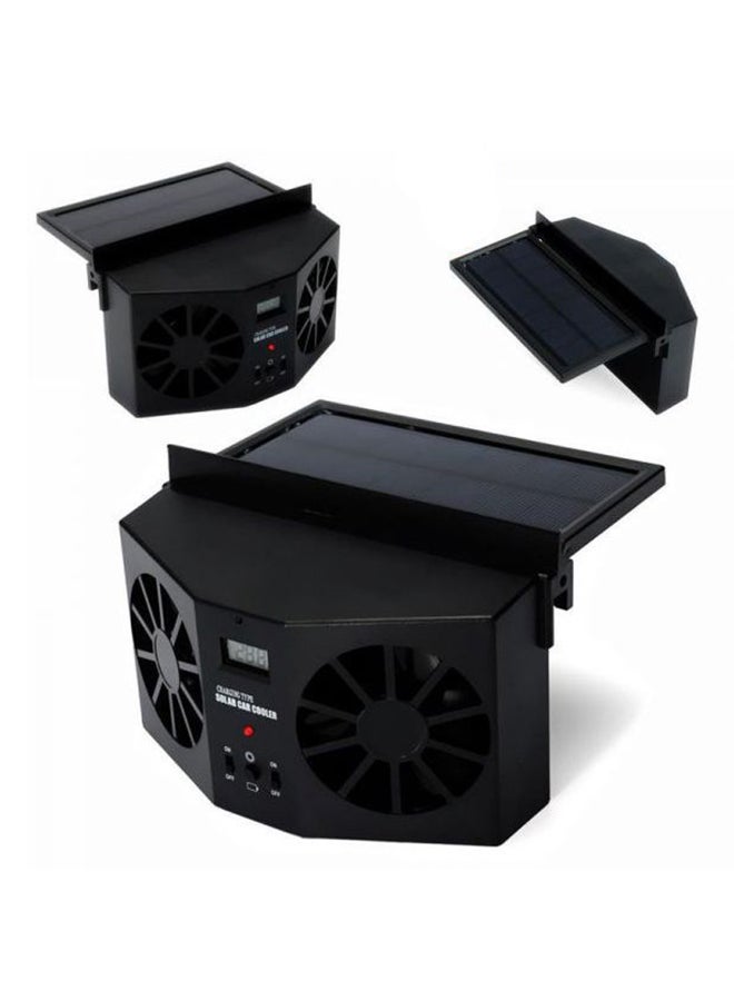 Solar Powered  Cooler Window Fan Auto Ventilator Air Vent Vehicle Radiator Vent - Image 2