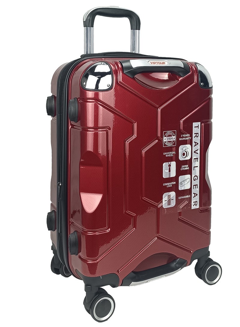 فيبتور طقم حقائب سفر بعجلات من 3 قطع TPC عجلات جانبية صلبة مع قفل TSA - Image 4