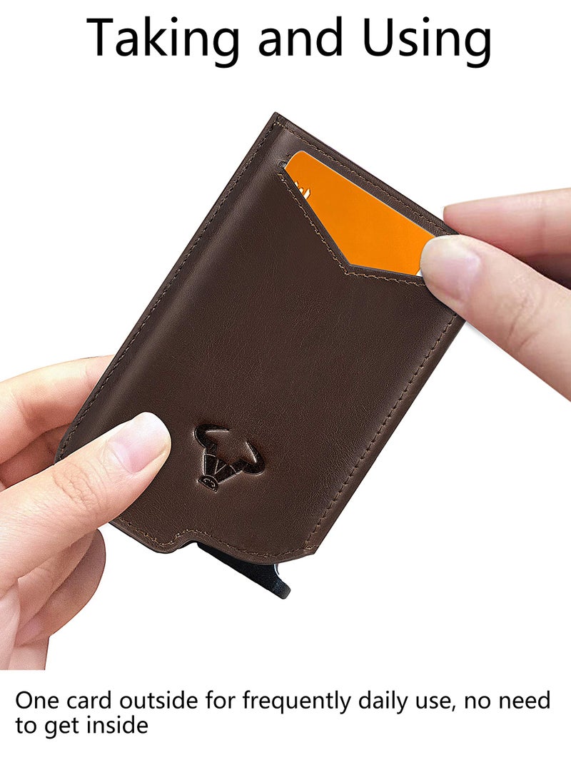 Bigant Mens Slim Wallet Card Holder, Aluminium Money Clip Wallet fot Gift Men 8 Cards,RFID Blocking - Image 5
