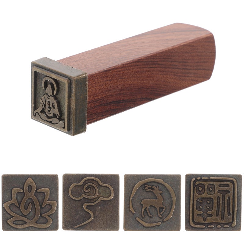 Chinese Stamps Wood Engraving Stamp Cloud Seal Traditional Chinese Stamps For Crafting And Scrapbooking Stamping - Image 5
