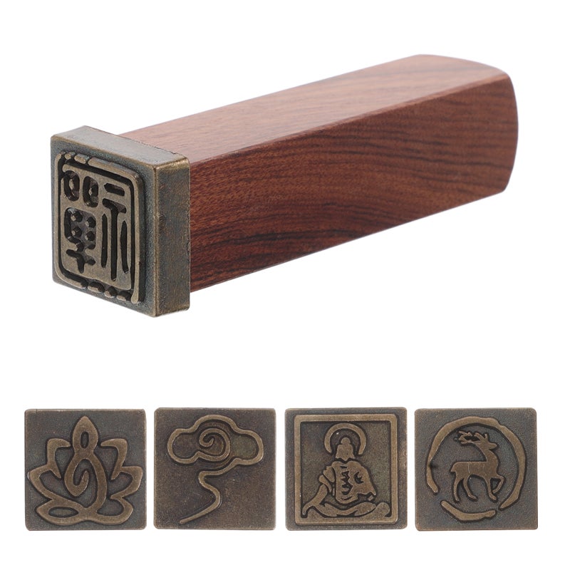 Chinese Stamps Wood Engraving Stamp Cloud Seal Traditional Chinese Stamps For Crafting And Scrapbooking Stamping - Image 1