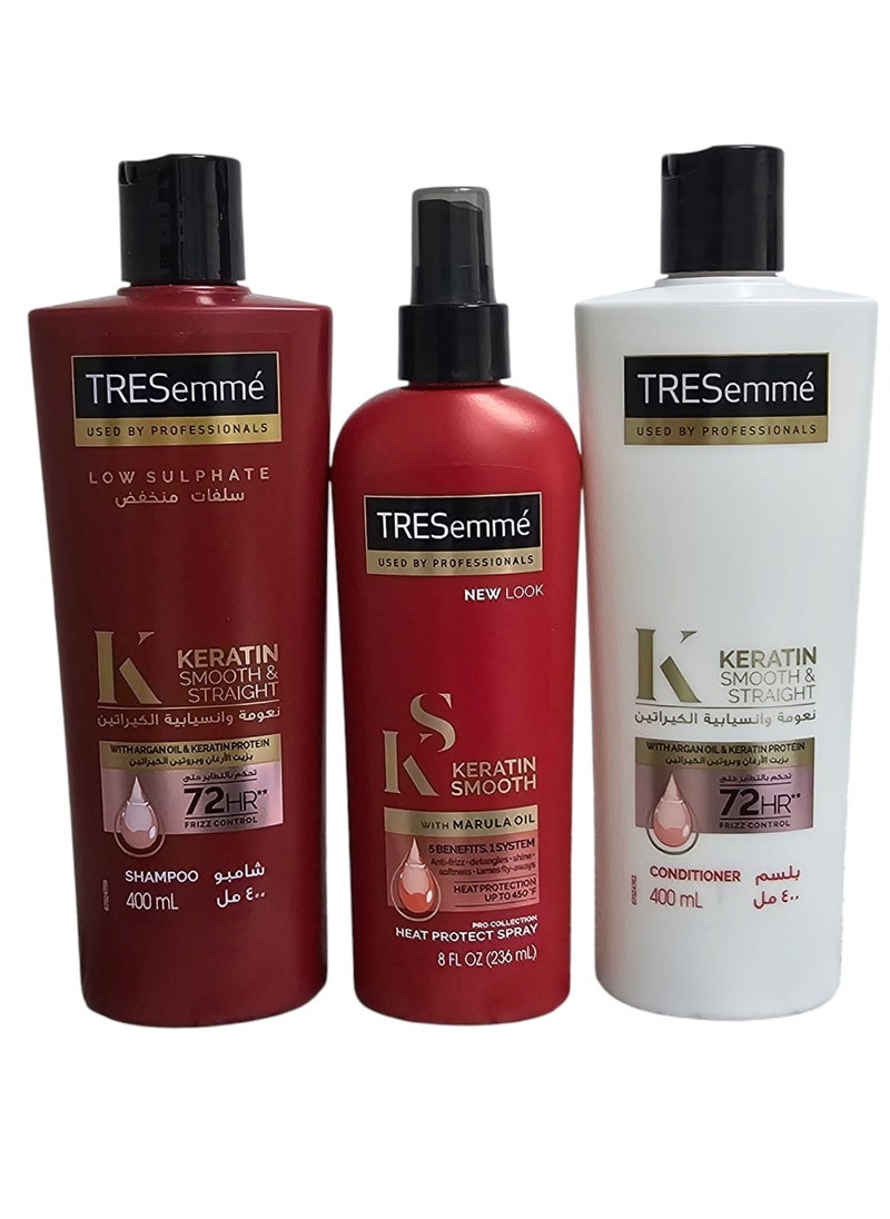 Tresemme Keratin Softness Hair Care Collection0400+400+236ml 