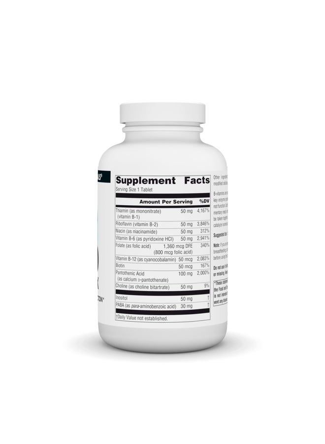Source Naturals مجمع B-50 50 ملغ من فيتامينات B لدعم إنتاج الطاقة - 250 قرص - Image 2