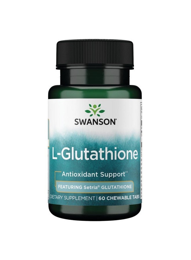 SWANSON سوانسون مكملات الأحماض الأمينية سابلينجوال L-جلوتاثيون 50 ملليجرام 60 حبة - Image 1