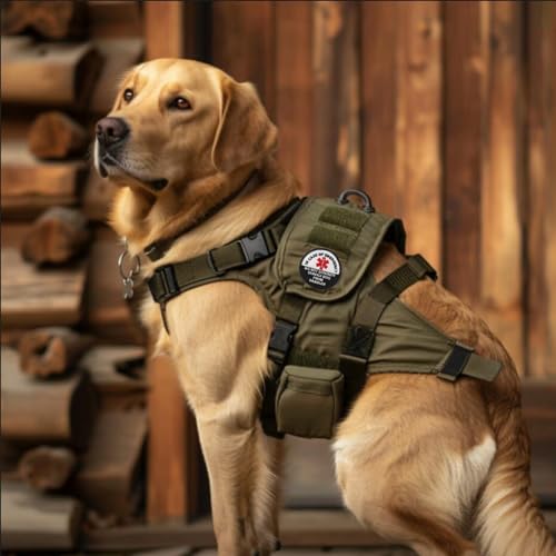 Cute-Patch 3" in Case of Emergency Service Dog Embroidered Iron on Sew on Patch Badge Dog Jacket DIY Applique - Image 4