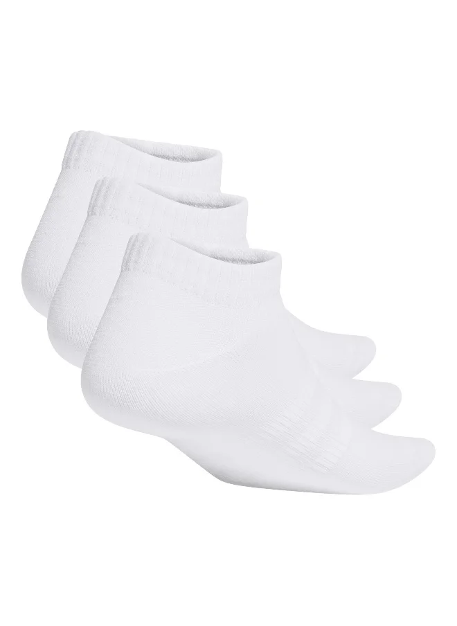 اديداس adidas thin&light sportswear 3 pair pack unisex no show socks