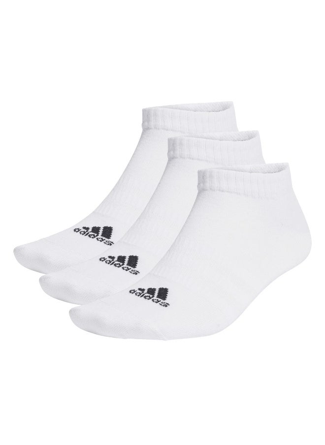 Adidas adidas thin&light sportswear 3 pair pack unisex no show socks  - Image 1