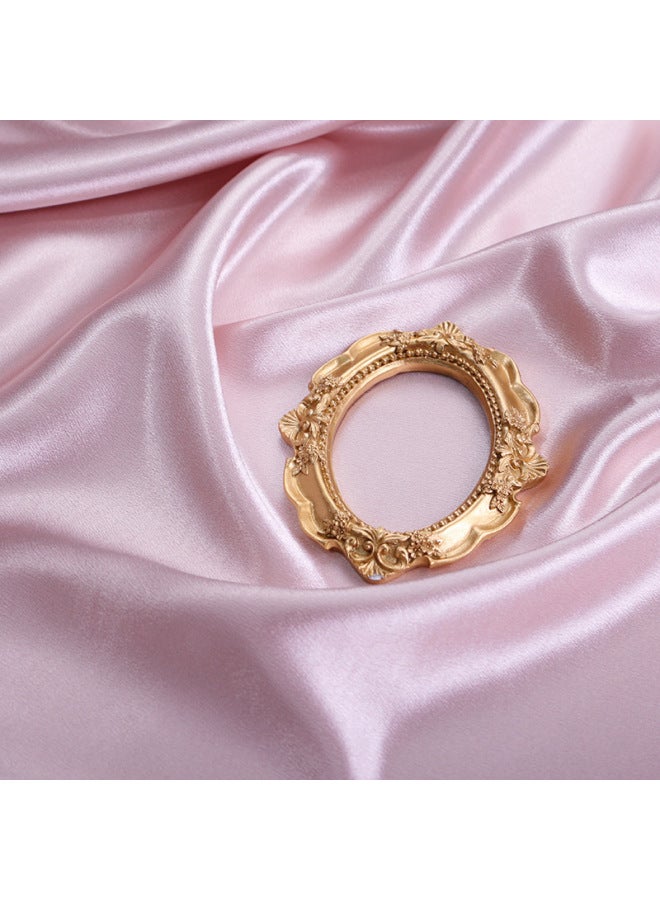Generic Double-sided Crystal Satin Solid Color Photo Background Cloth Ins Style Jewelry Cosmetics Nail Art Shooting Decorative Props Photography-Body Color:Crystal Satin Barbie Powder 150*100cm