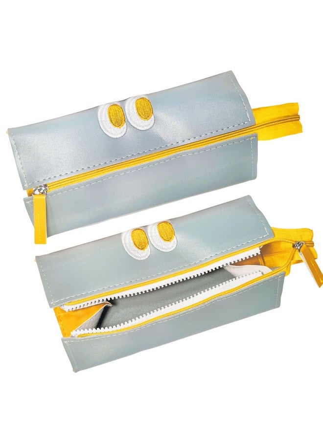 FunBlast Pencil Pouch for Girls - Cute Pouch for Girls, Multipurpose Zipper Pouch, Kawaii Pencil Case, Cute Pouches for Girls, Aesthetic Pouch for Girls, Return Gift for Kids (Blue) - Image 1