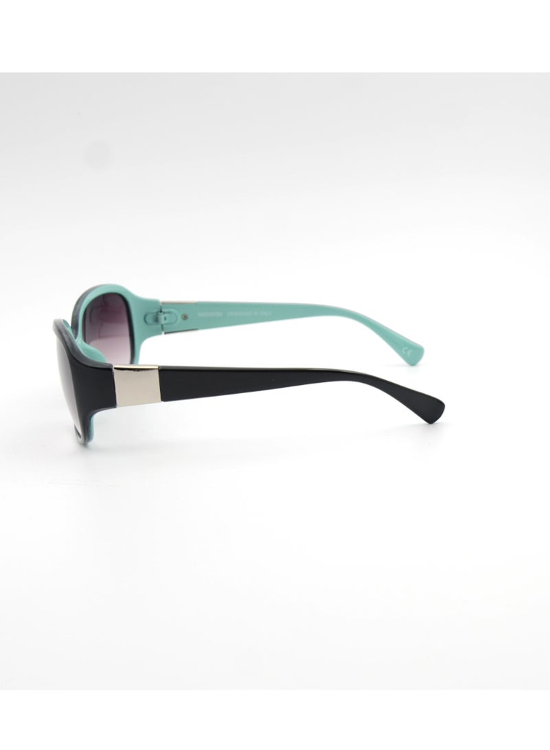 MADEYES نظارات شمسية للنساء لحماية من الأشعة فوق البنفسجية EE24P258 - أسود ديمي - Image 3