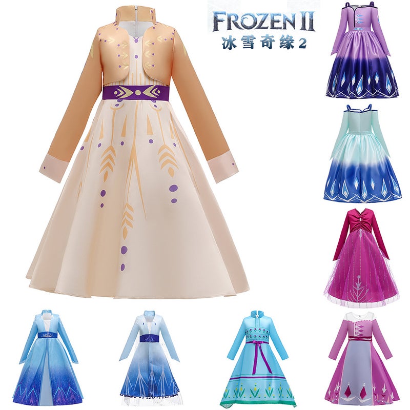 general Girls Princess Costume Dress for Kids Performance Cosplay Party - Image 3